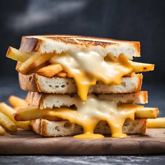 Cheese and Chips Sandwich